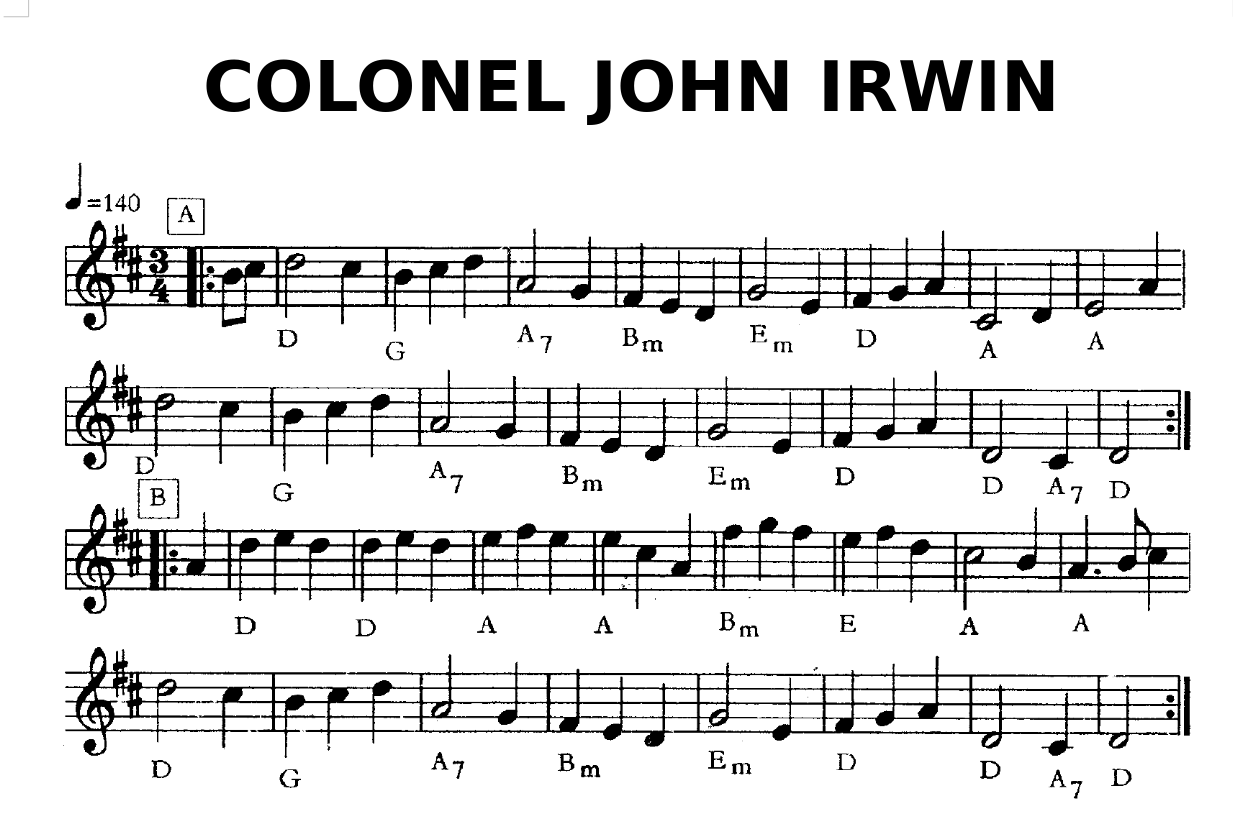 Colonel John Irwin (music)